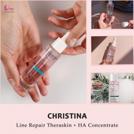 Serum CHRISTINA Line Repair - Theraskin + Ha Concentrate trẻ hóa , giữ nước và cấp ẩm chuyên sâu 30ml/50ml