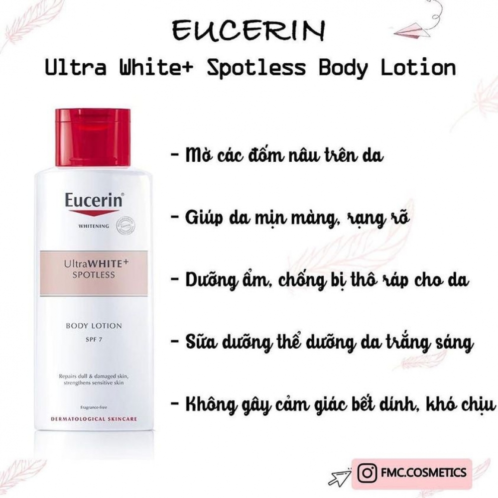 Eucerin Ultra White + Spotless Body Lotion SPF7