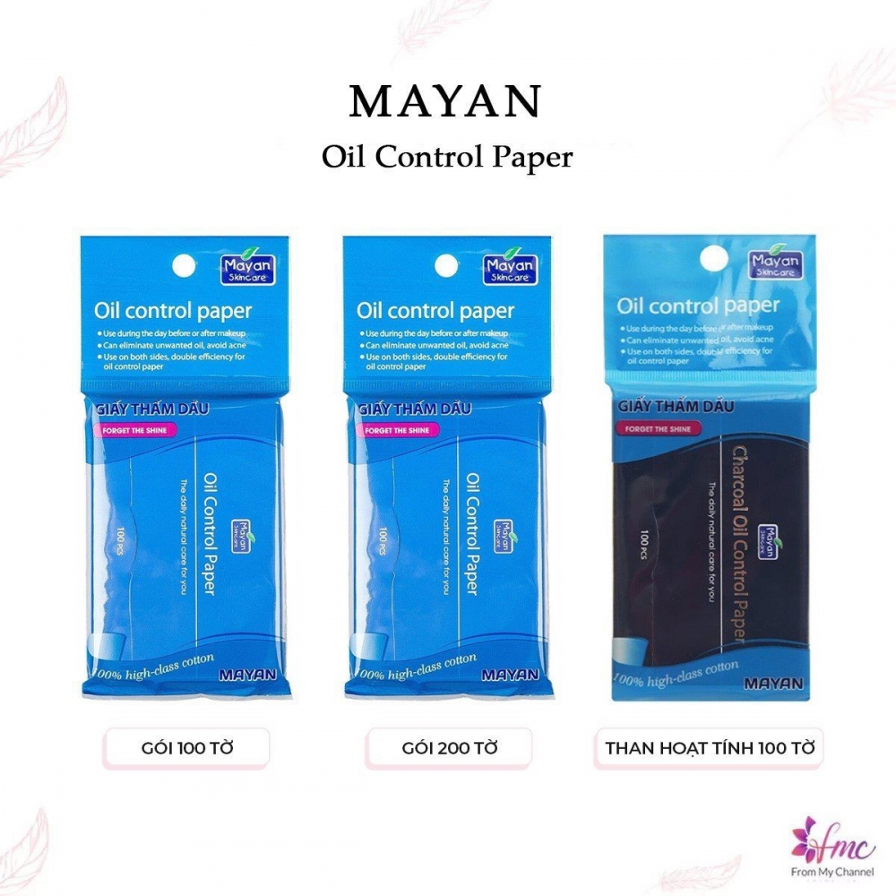 Giấy thấm dầu Mayan Oil Control Paper