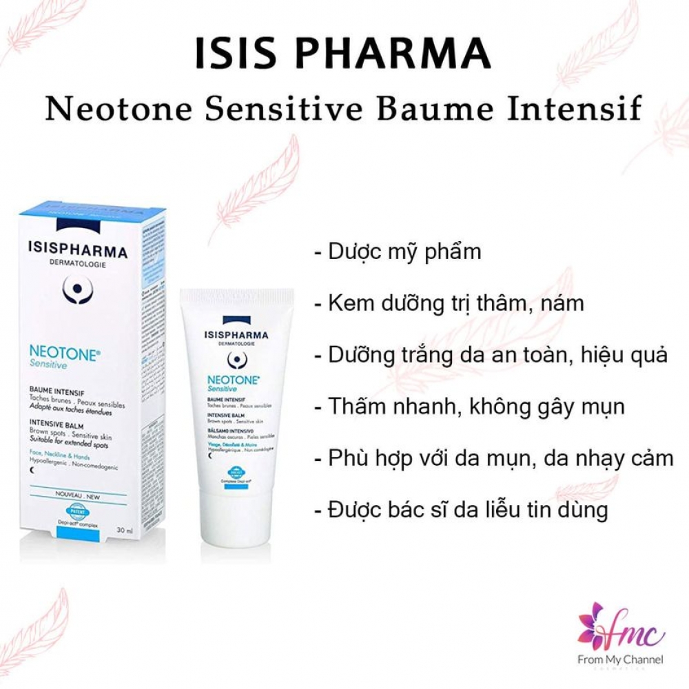 Isis Pharma dòng Neotone Sensitive Baume Intensif