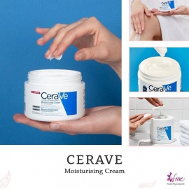  Kem dưỡng ẩm toàn thân cho da khô CeraVe Moisturising Cream 340g