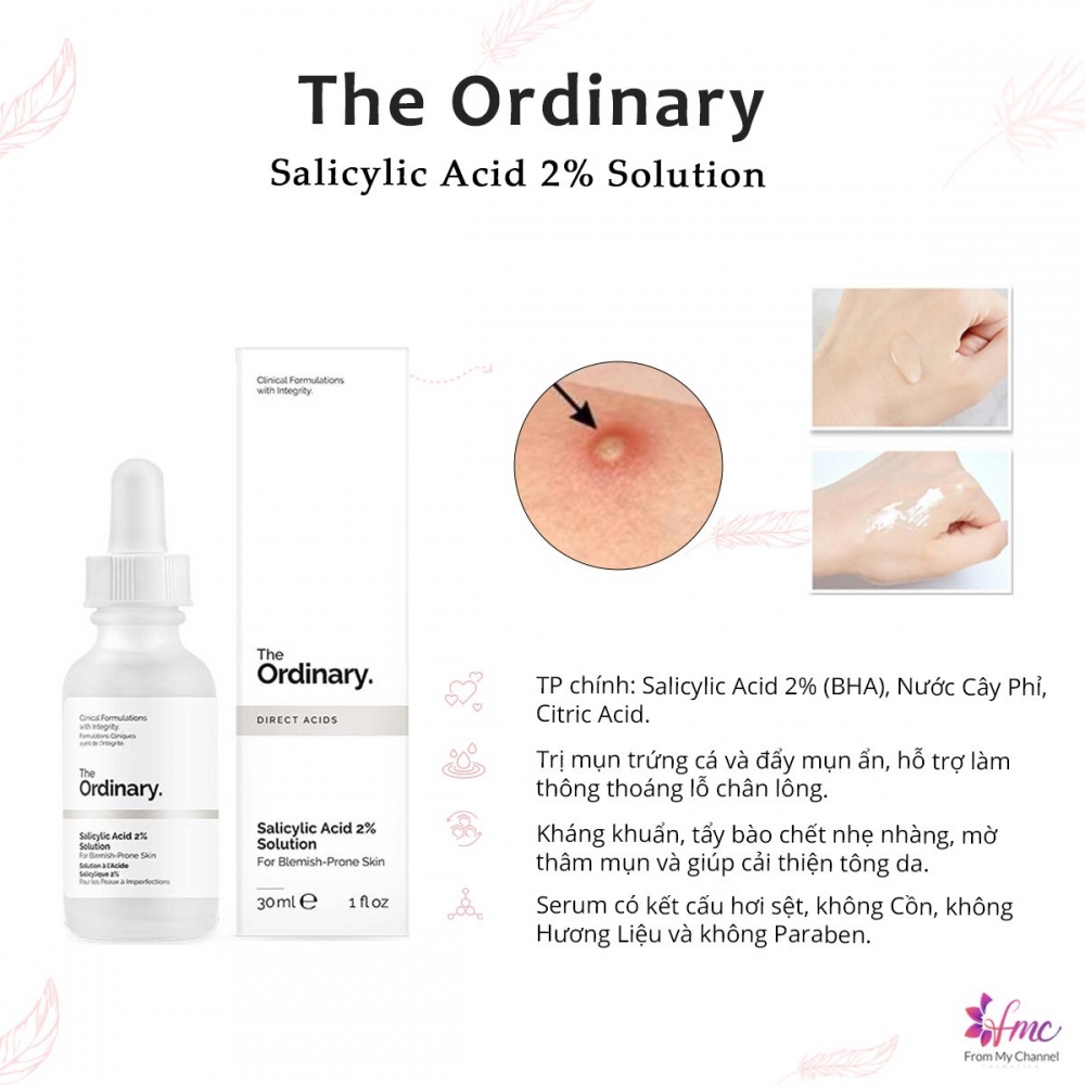 Tinh Chất Ngừa Mụn The Ordinary Salicylic Acid 2% Solution