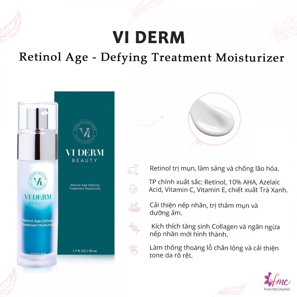 VIDERM BEAUTY - Retinol Age-Defying Treatment Moisturizer 50ml