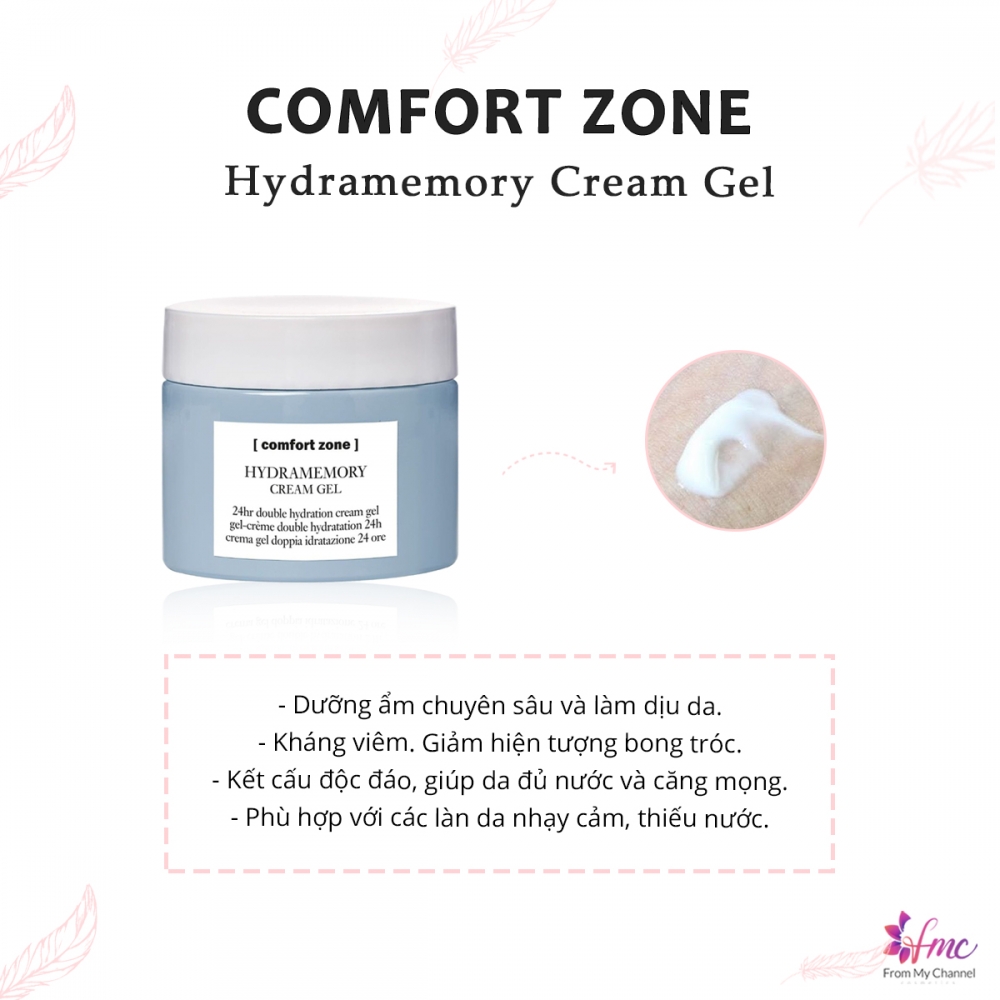 Gel dưỡng ẩm Comfort Zone Hydramemory Cream - Gel  60ml
