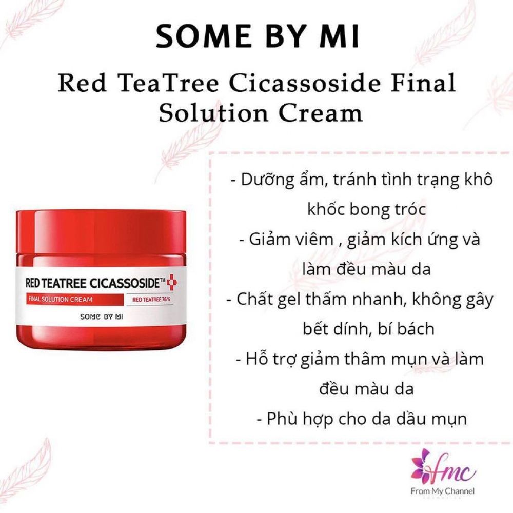 Some By Mi Red TeaTree Cicassoside Final Solution Cream