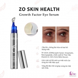 Serum  ZO SKIN HEALTH -  chống lão hóa , cải thiện nếp nhăn vùng mắt - Growth Factor Eye Serum 15ml