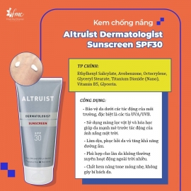 Bộ 3 phiên bản kem chống nắng của nhà Altruist Dermatologist Sunscreen SPF 50