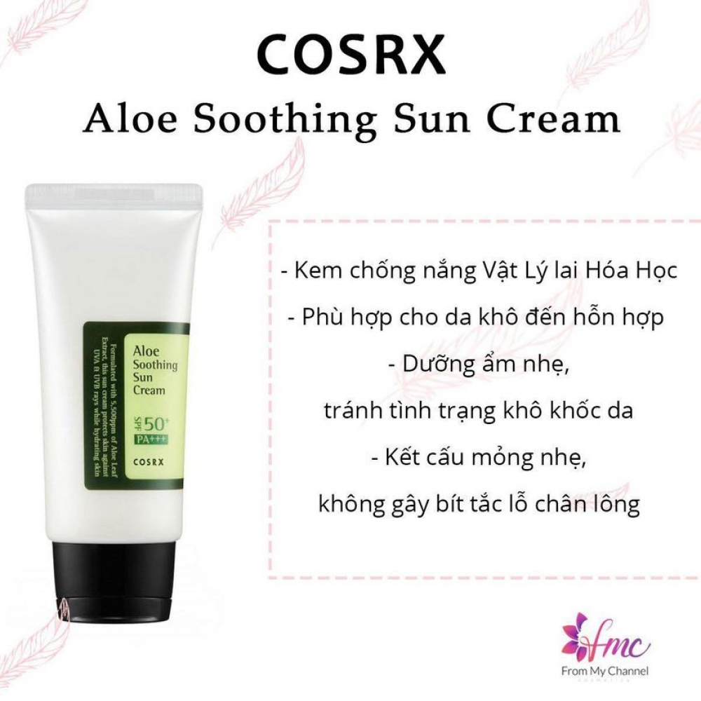 Cosrx Aloe Soothing Sun Cream SPF50 PA+++