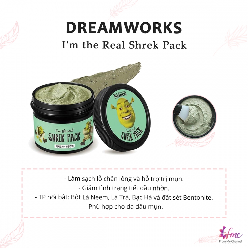 Mặt Nạ Đất Sét Dreamworks I'm The Real Shrek Pack 110g