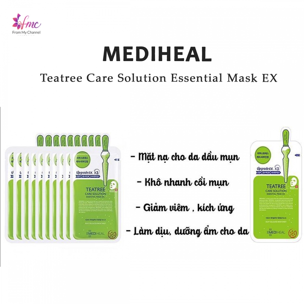Mediheal - Teatree Care Solution Essential Mask EX (Xanh lá)