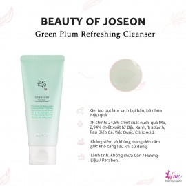 Sữa Rửa Mặt Beauty of Joseon Green Plum Refreshing 100ml