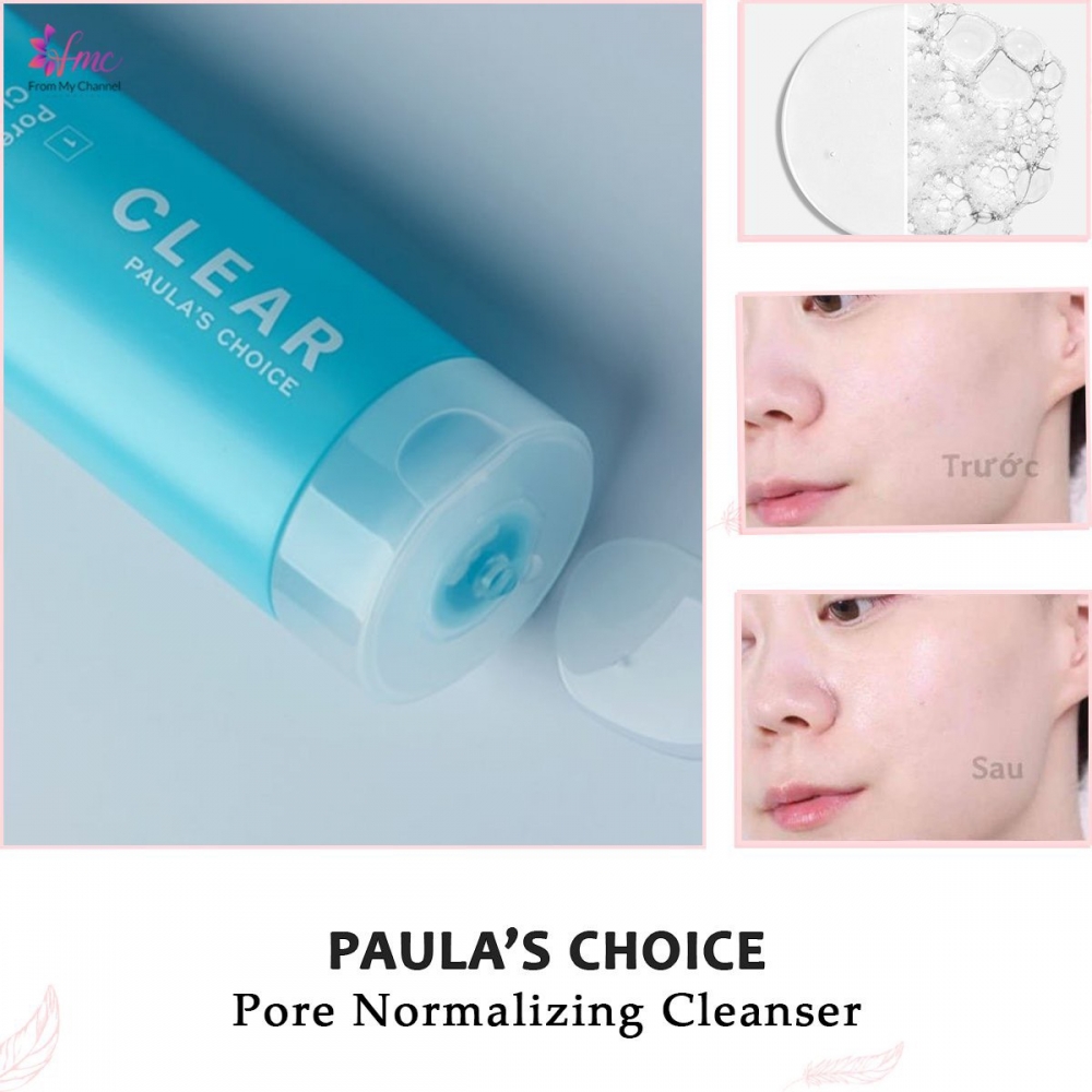 Sữa Rửa Mặt Paula's Choice Clear Pore Normalizing Cleanser Cho Da Dầu Mụn 117ml