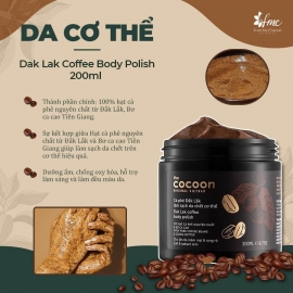 Bộ 3 Cà phê Đắk Lắk tẩy da chết Cocoon