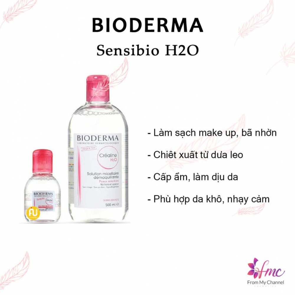 Bioderma Micellar Water Sensibio H20