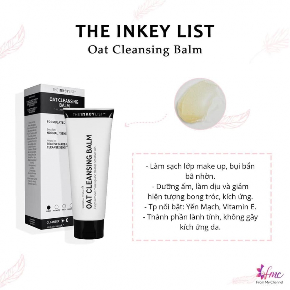 The Inkey List - Oat Cleansing Balm 
