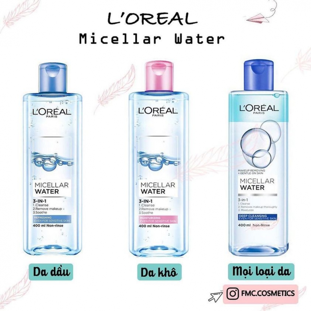 L’Oréal Micellar Water 3-in-1 Deep Cleansing