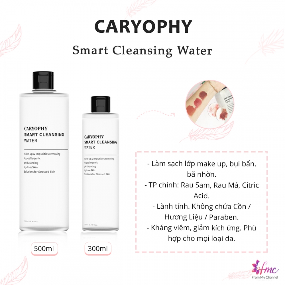 Tẩy  Trang thông minh Caryophy Smart Cleansing Water 300ml