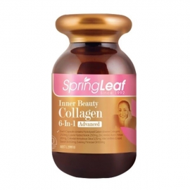 Viên uống Collagen 6 in 1 Spring Leaf Inner Beauty 180 Viên