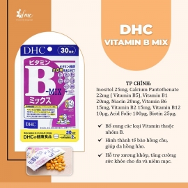 Viên Uống DHC Boor Sung Vitamin Và Cải Thiện Da