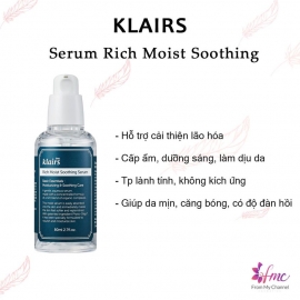 SERUM DƯỠNG ẨM KLAIRS RICH MOIST SOOTHING - Serum SERUM DƯỠNG ẨM KLAIRS RICH MOIST SOOTHING - Serum