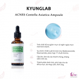 Serum Ngừa Mụn Kyung Lab Acnes Centella Asiatica Ampoule 50ml