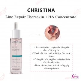 Serum CHRISTINA Line Repair - Theraskin + Ha Concentrate trẻ hóa , giữ nước và cấp ẩm chuyên sâu 30ml/50ml Serum CHRISTINA Line Repair - Theraskin + Ha Concentrate trẻ hóa , giữ nước và cấp ẩm chuyên sâu 30ml/50ml