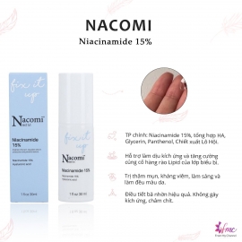 Serum Mụn Nacomi Next Level Niacinamide 15% 30ml Serum Mụn Nacomi Next Level Niacinamide 15% 30ml