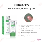 Sữa rửa mặt Dermacos Anti-Acne Deep Cleansing Gel làm sạch sâu bụi bẩn , bã nhờn 50Ml 