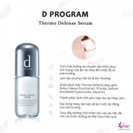 Tinh Chất Dưỡng Da Bảo Vệ Chuyên Sâu D Program Thermo Defense Serum 40ml Tinh Chất Dưỡng Da Bảo Vệ Chuyên Sâu D Program Thermo Defense Serum 40ml