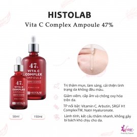Tinh Chất Dưỡng Trắng Da Histolab Vita C Complex Ampoule 47% Tinh Chất Dưỡng Trắng Da Histolab Vita C Complex Ampoule 47%