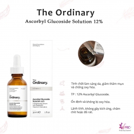 Tinh Chất giảm v.iêm và thâm mụn The Ordinary Ascorbyl Glucoside Solution 12% Tinh Chất giảm v.iêm và thâm mụn The Ordinary Ascorbyl Glucoside Solution 12%