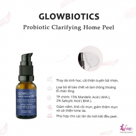 Tinh chất GLOWBIOTICS Probiotic Clarifying Home Peel - Giảm mụn, Cải thiện lỗ chân lông và làm sáng da 15ml Tinh chất GLOWBIOTICS Probiotic Clarifying Home Peel - Giảm mụn, Cải thiện lỗ chân lông và làm sáng da 15ml