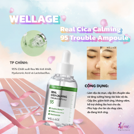 Wellage Real Cica Calming 95 Trouble Ampoule 50ml Wellage Real Cica Calming 95 Trouble Ampoule 50ml
