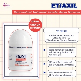 Lăn Khử Mùi Etiaxil Ngăn Mồ Hôi Hiệu Quả 15ml