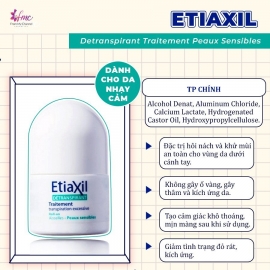 Lăn Khử Mùi Etiaxil Ngăn Mồ Hôi Hiệu Quả 15ml