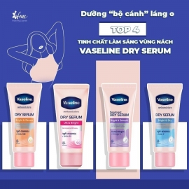 LĂN KHỬ MÙI VASELINE DRY SERUM