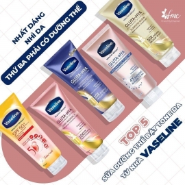 Top 5 sữa dưỡng thể Vaseline dưỡng trắng da Top 5 sữa dưỡng thể Vaseline dưỡng trắng da
