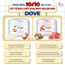 2 version chăm da body best seller nhà DOVE - phiên bản  Mắc Ca và Hạt Lựu 2 version chăm da body best seller nhà DOVE - phiên bản  Mắc Ca và Hạt Lựu