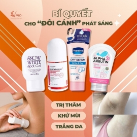 DƯỠNG SÁNG DA DƯỚI CÁNH TAY TẠI NHÀ