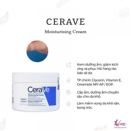  Kem dưỡng ẩm toàn thân cho da khô CeraVe Moisturising Cream 340g