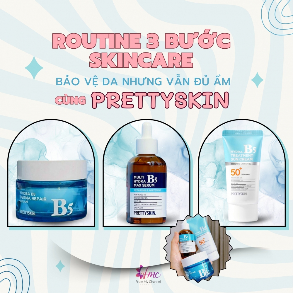 BA MÓN DƯỠNG DA PRETTYSKIN