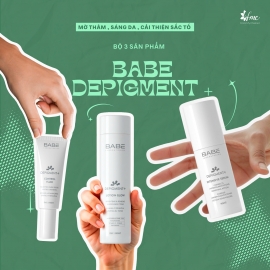 BỘ BA SẢN PHẨM BABE DÒNG DEPIGMENT+ BỘ BA SẢN PHẨM BABE DÒNG DEPIGMENT+