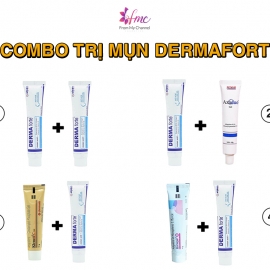 Combo ngừa mụn DERMA.FORT Siêu đa dạng - Siêu tiết kiệm  Combo ngừa mụn DERMA.FORT Siêu đa dạng - Siêu tiết kiệm