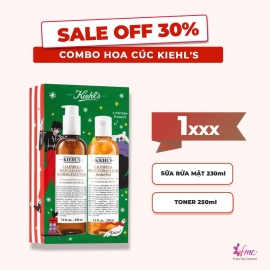 Combo Sữa rửa mặt Kiehl’s + Toner Kiehl’s Calendula Herbal Extract Alcohol  Combo Sữa rửa mặt Kiehl’s + Toner Kiehl’s Calendula Herbal Extract Alcohol