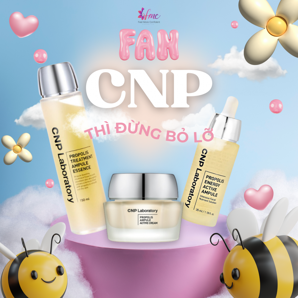 NƯỚC THẦN, KEM DƯỠNG VÀ SERUM NHÀ CNP