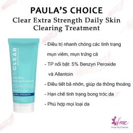 Clear Extra Strength Daily Skin Clearing Treatment  Clear Extra Strength Daily Skin Clearing Treatment - Đặc trị
