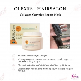 Kem Hấp Ủ Tóc Phục Hồi Olexrs Argan Oil Collagen Complex của Olexrs 500g Kem Hấp Ủ Tóc Phục Hồi Olexrs Argan Oil Collagen Complex của Olexrs 500g