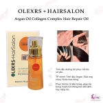 Tinh dầu dưỡng tóc Olexrs HairSalon Pure 100% Argan Oil Collagen Complex Hair Repair Oil 80ml