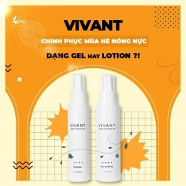 Bộ đôi dưỡng ẩm Vivant dành cho da dầu và da khô 86ml Bộ đôi dưỡng ẩm Vivant dành cho da dầu và da khô 86ml