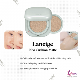 Cushion Laineige XANH ( Kèm tặng 1 Lõi)  Cushion Laineige XANH ( Kèm tặng 1 Lõi)